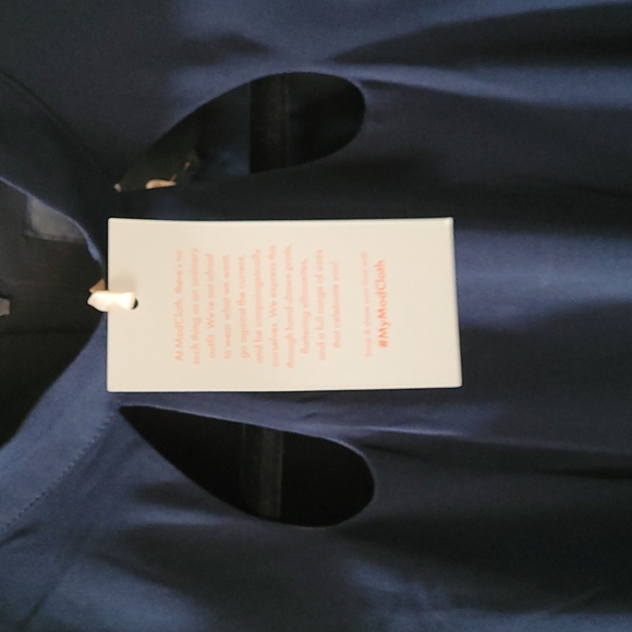NWT Modcloth Navy Dress. SZ 8 - Picture 3 of 13